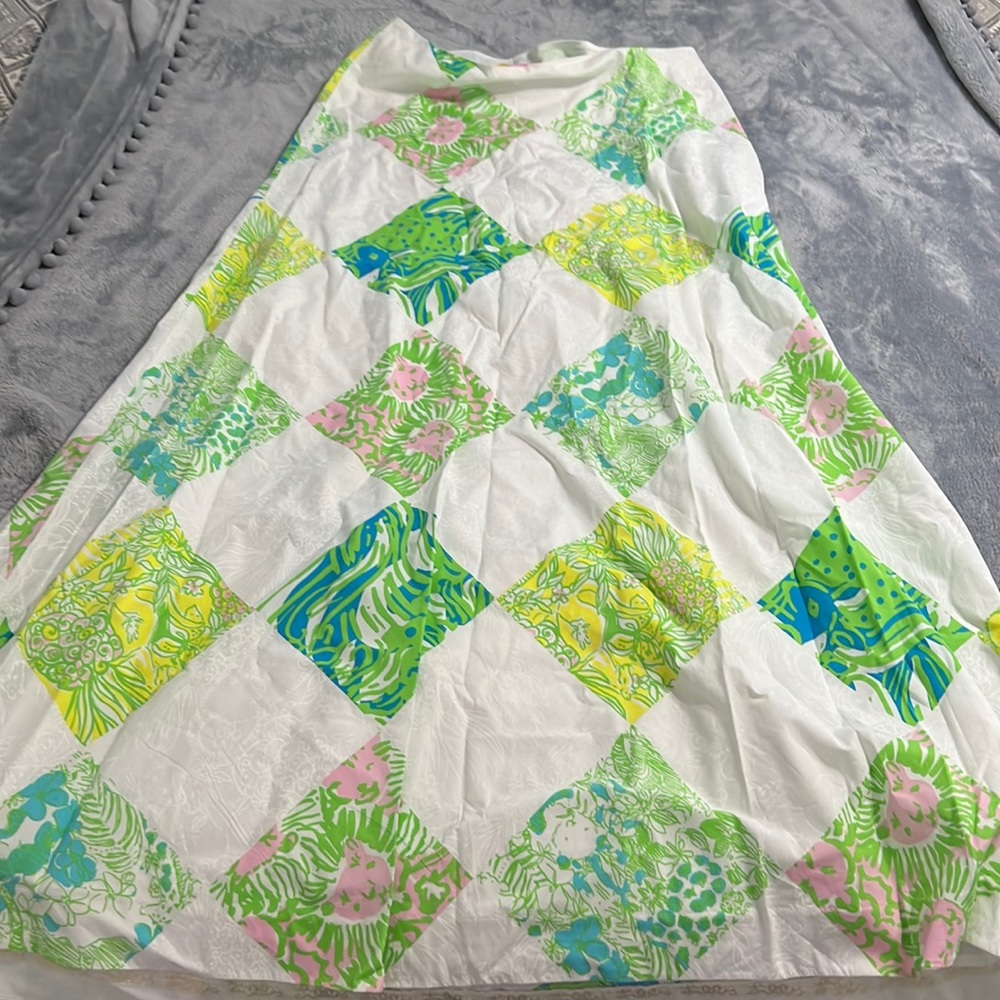 Lilly Pulitzer Vintage?? Maxi skirt patchwork
